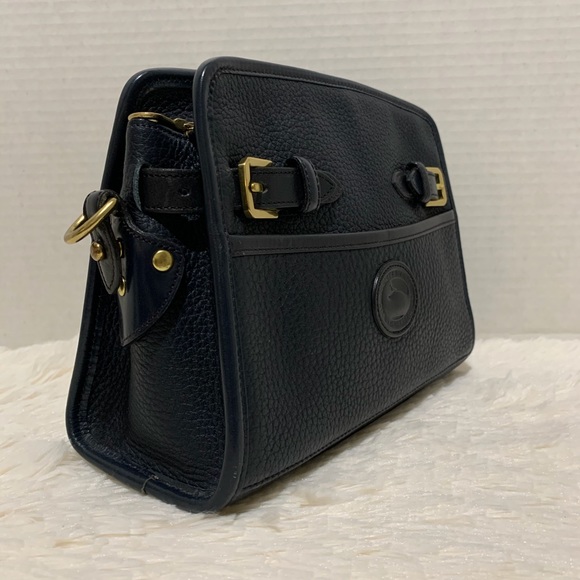 SOLD Vintage Dooney AWL Buckle Zip Top Shoulderbag - Picture 8 of 16